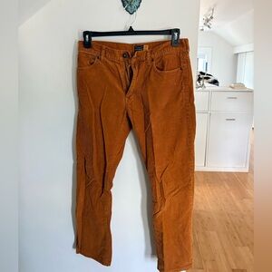 J. Crew Men's Corduroy Pants in Rust